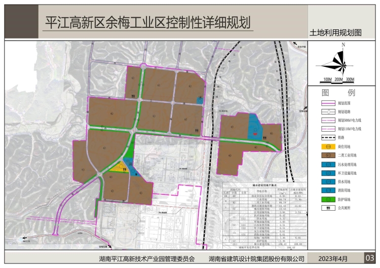余梅工业区规划图 