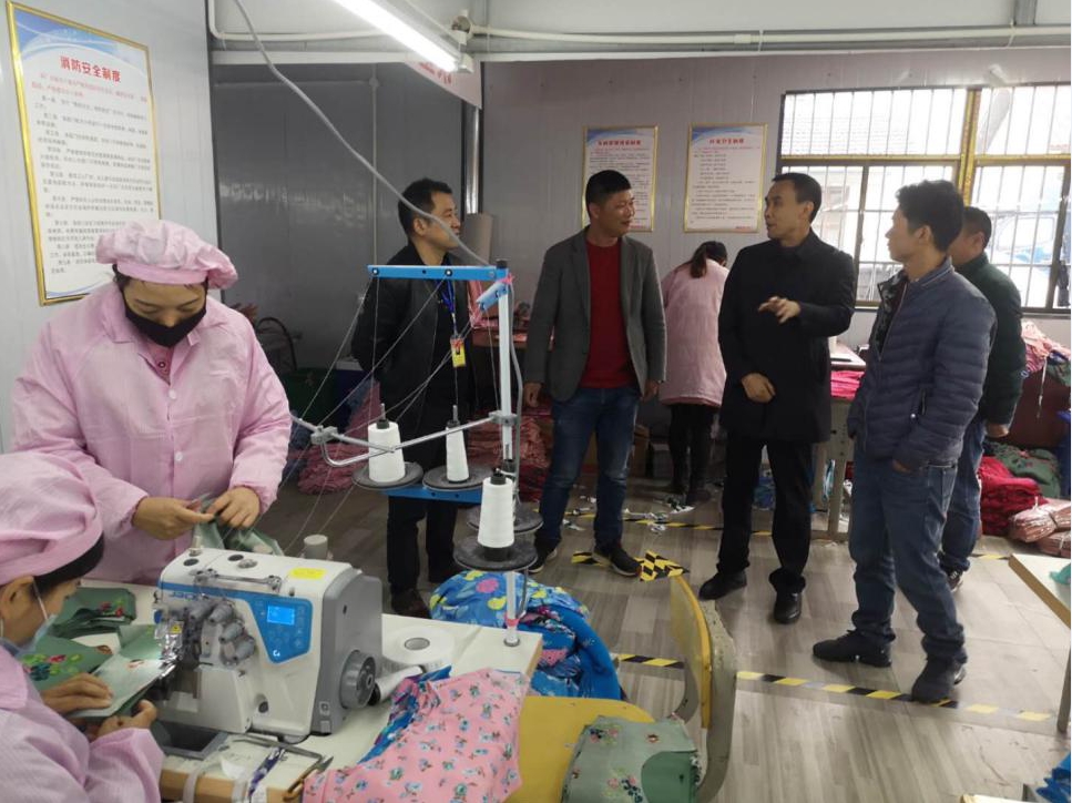 龙门镇方辉到该镇检查指导工作