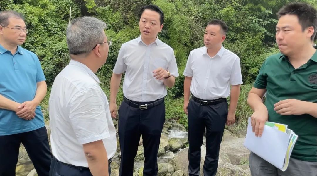 黄伟雄调研芦溪景区项目开发工作