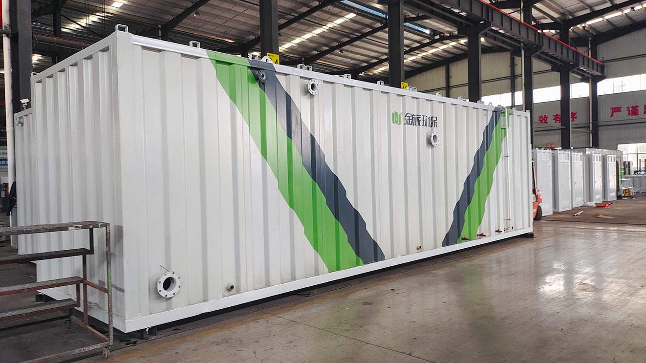 金旅环保一体化污水处理设备。胡奥摄